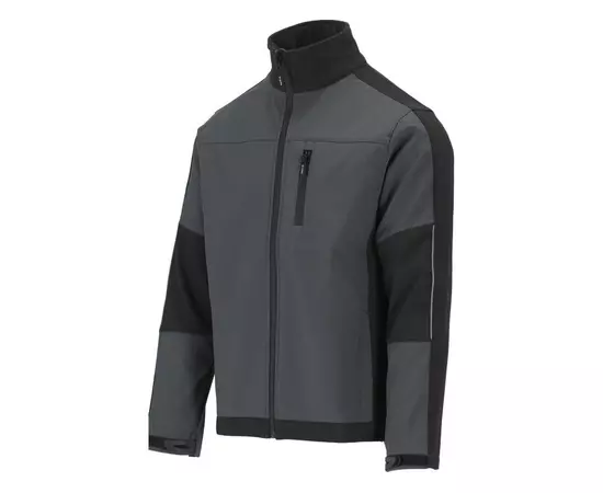 Куртка рабочая SOFTSHELL YATO размер XXXL, черно-темно-серая, 3 кармана, 96% полиэстер и 4% спандекс, фото  | SNABZHENIE.com.ua