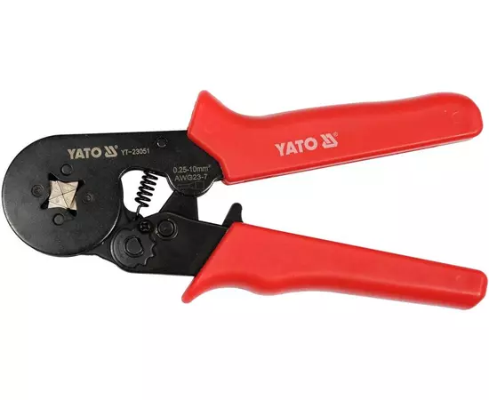 Клещи для обжима и зачистки проводов YATO, L 175 мм, AWG 23-7; 0,25-10 мм, фото  | SNABZHENIE.com.ua