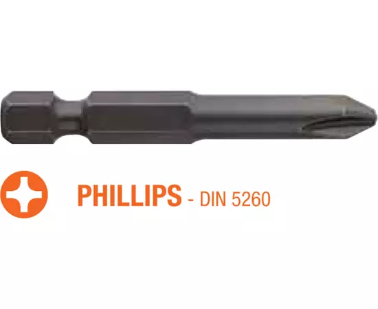Насадка викруткова USH Industry: Phillips PH0 x 50 мм удлинена, Уп. 10 шт., фото  | SNABZHENIE.com.ua