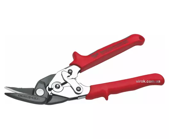Ножиці для листового металу NWS: ліві, t= 1.0-1.2 мм, леза l= 30 мм, L= 250 мм, фото  | SNABZHENIE.com.ua