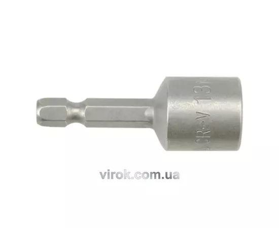 Насадка торцева магнітна 6-гранна YATO : HEX M13 x 48 мм, HEX Ø= 1/4&quot; [Блістер], фото  | SNABZHENIE.com.ua