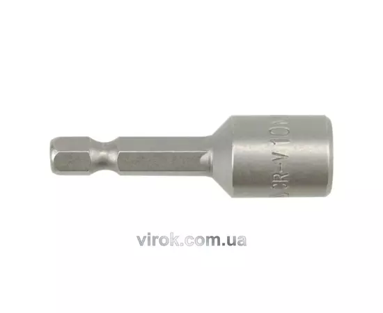 Насадка торцева магнітна 6-гранна YATO : HEX M10 x 48 мм, HEX Ø= 1/4&quot; [Блістер], фото  | SNABZHENIE.com.ua