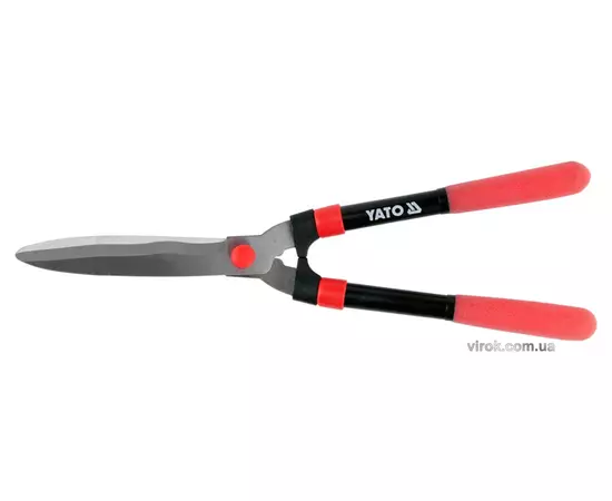 Ножиці до живоплоти YATO : Cталеві, прямі, L= 520x205 мм [24], фото  | SNABZHENIE.com.ua