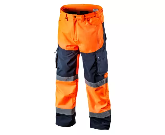 Сигнальные рабочие брюки softshell, оранжевые, размер M NEO (81-751-M), фото  | SNABZHENIE.com.ua