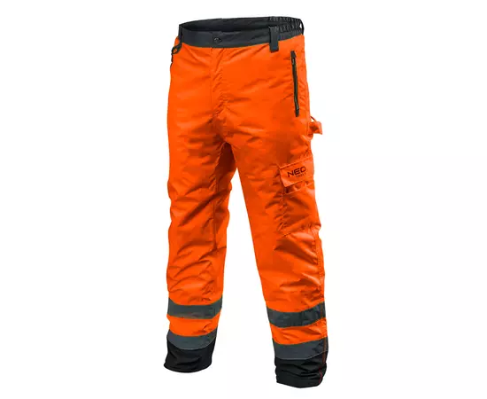 Сигнальні утеплені робочі штани, помаранчеві, розмір L NEO (81-761-L), фото  | SNABZHENIE.com.ua