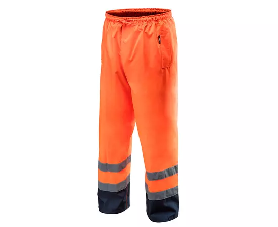 Сигнальные водостойкие рабочие брюки, оранжевые, размер XXXL NEO (81-771-XXXL), фото  | SNABZHENIE.com.ua