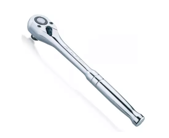 Ключ тріскачка 1/4", 72 зубці (металева ручка) TOPTUL (CHAM0813), фото  | SNABZHENIE.com.ua