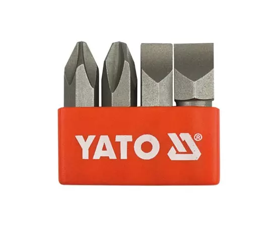 Біти викруткові ударні, на кв. 5/16", 36 мм, набір 4 шт. YATO (YT-2812), фото  | SNABZHENIE.com.ua