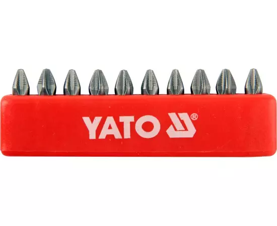 Бита PН2, 1/4", 25 мм, набор 10 шт. YATO (YT-0475), фото  | SNABZHENIE.com.ua