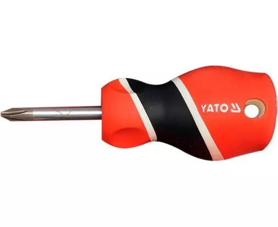 Отвертка с крестовым шлицем Philips, PH2, 38 мм YATO (YT-25928), фото  | SNABZHENIE.com.ua
