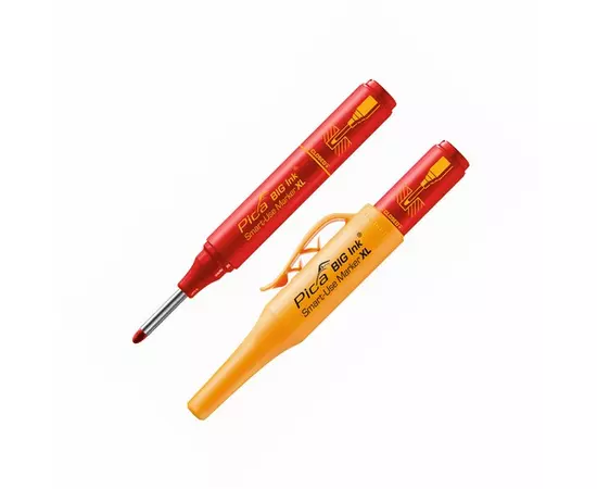 Маркер фірмовий з довгим носиком Pica BIG Ink Smart-Use Marker XL, 170/40, червоний, фото  | SNABZHENIE.com.ua