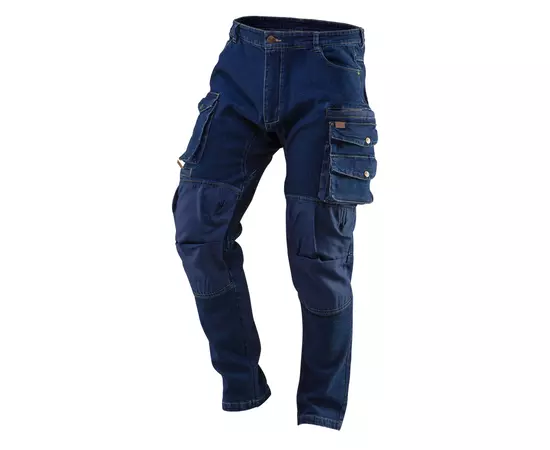 Робочі штани DENIM, посилення коліна, розмір L NEO (81-228-L), фото  | SNABZHENIE.com.ua