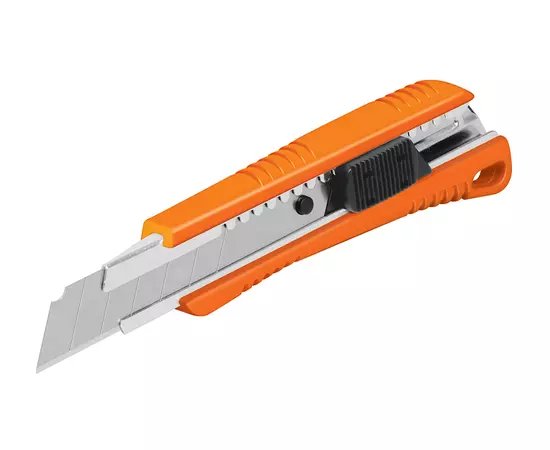 Нож выдвижной 18 мм, пластик 3 лезвия, 150 мм TRUPER (CUT-6), фото  | SNABZHENIE.com.ua