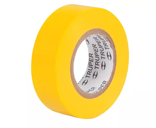 Изолента, акриловая основа, желтая 19 мм х 18 м TRUPER (M-33A), фото  | SNABZHENIE.com.ua
