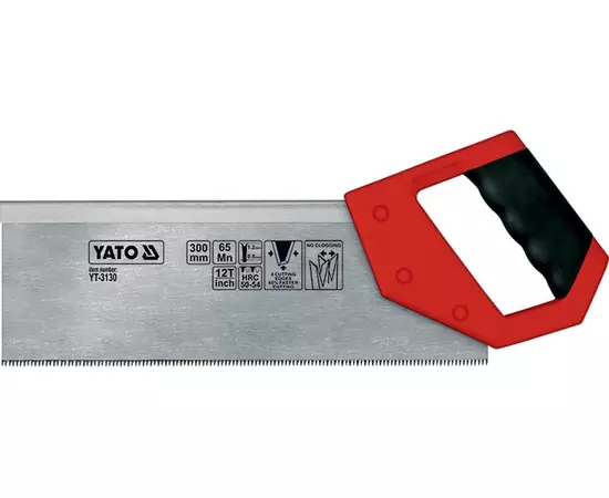 Ножовка пасовочная для стусла 12 зубцов/дюйм, длина 300 мм YATO (YT-3130), фото  | SNABZHENIE.com.ua