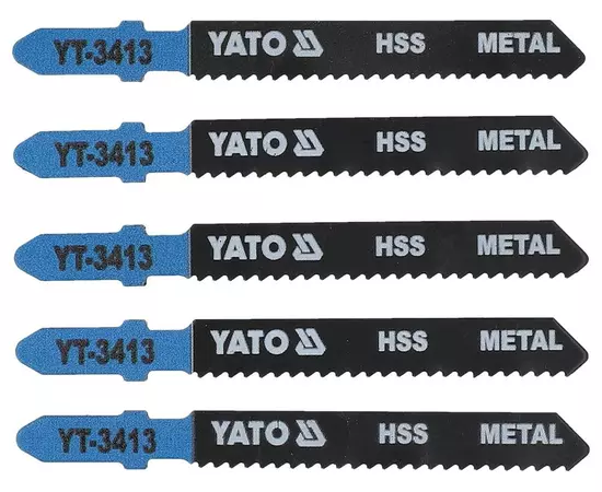Полотно для електролобзика (метал), довжина 75 мм, 12 TPI, набір 5 ін. YATO, фото  | SNABZHENIE.com.ua