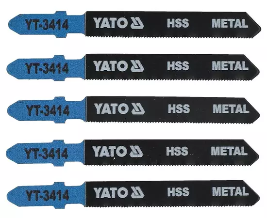 Полотно для електролобзика (метал), 32 TPI, довжина 75 мм, набір 5 ін. YATO, фото  | SNABZHENIE.com.ua