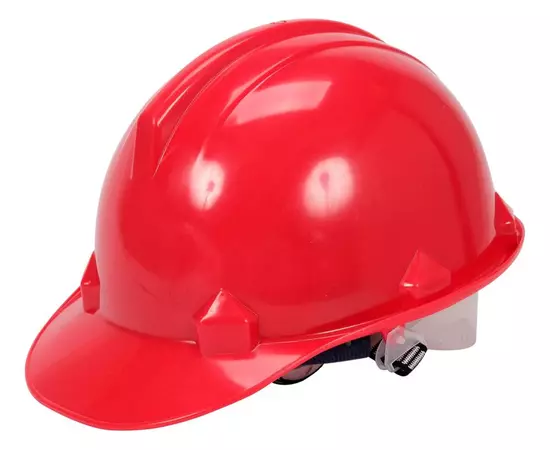 Каска для защиты головы VOREL красная с материала  HDPE, фото  | SNABZHENIE.com.ua