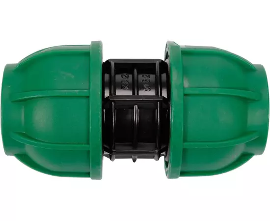 Муфта до водяних пластикових труб 32 мм- 32 мм FLO поліпропіленова, для тиску 1 MPa [15], фото  | SNABZHENIE.com.ua
