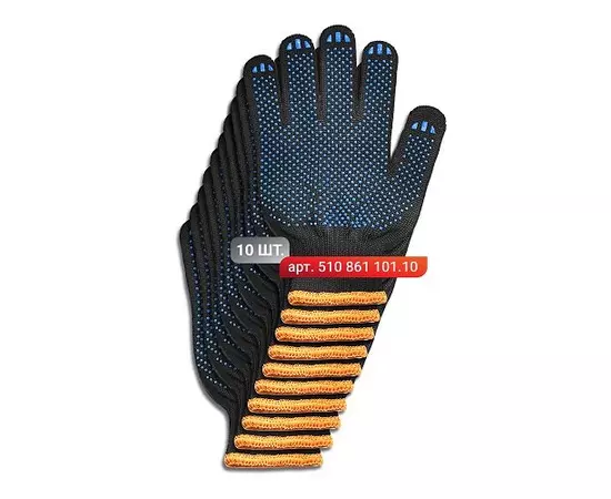 Набор перчаток Stark Black 6 нитей 10 шт., фото  | SNABZHENIE.com.ua
