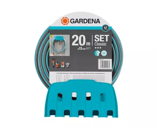 Шланг Gardena Basic 13 мм х 20 м + набор для полива, фото  | SNABZHENIE.com.ua
