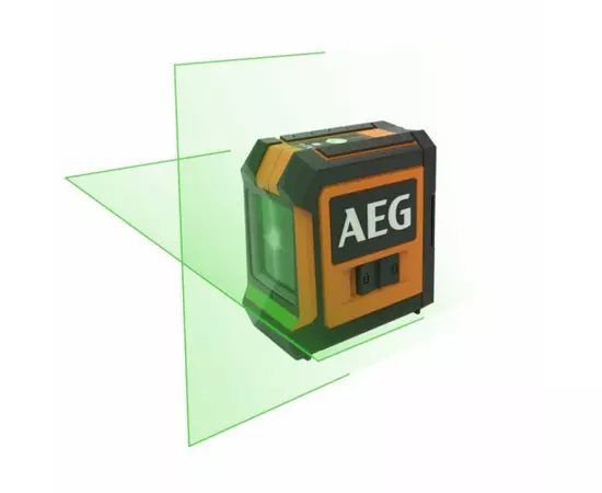 Нівелір лазерний з облад. AEG; дальність- 20 м, точність- 0,4 мм/1м, гориз. і вертик. зелені промені, фото  | SNABZHENIE.com.ua