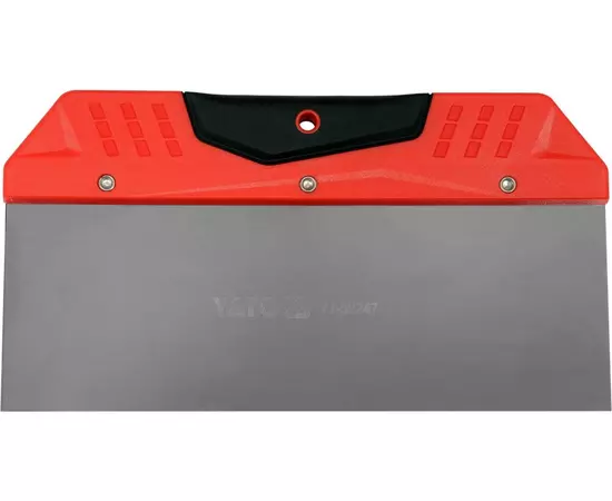 Шпатель для фінішного шпаклювання YATO, 250 мм t= 0.5 мм з нержавіючої сталі, фото  | SNABZHENIE.com.ua