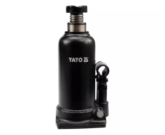 Домкрат гидравлический бутылочный 10 т, высота 220 - 483 мм YATO (YT-1704), фото  | SNABZHENIE.com.ua
