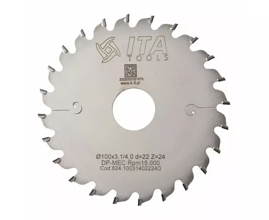 Пила дисковая алмазная коническая подрезная 100 x 22 мм, Z 24, H4 - высота зуба Ita Tools, фото  | SNABZHENIE.com.ua