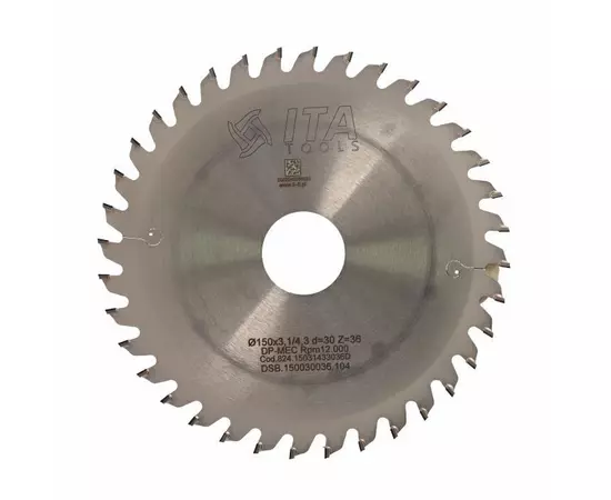 Пила дисковая алмазная коническая подрезная 150 x 30 мм, Z 36, H4 - высота зуба Ita Tools, фото  | SNABZHENIE.com.ua
