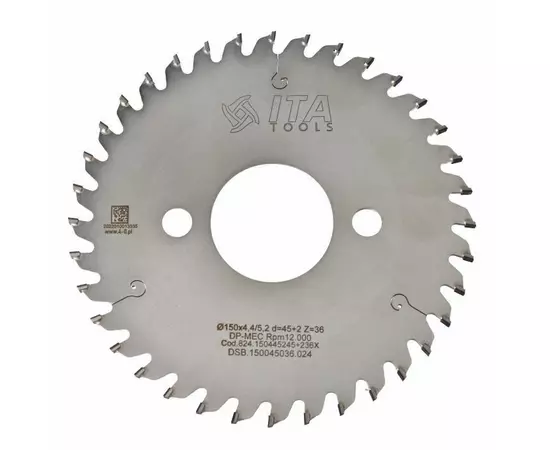 Пила дисковая алмазная коническая подрезная 150 x 45 мм, Z 36, H4 - высота зуба Ita Tools, фото  | SNABZHENIE.com.ua