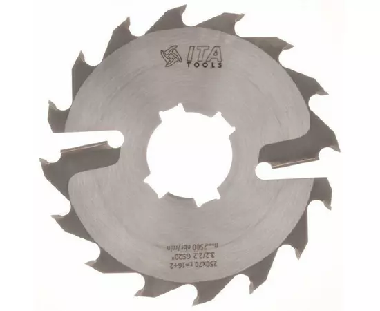 Диск пильный Saw blade D=250 F=70 Z=16+2 K/P=3,5/2,2 4/20x5 ALT10* Ita Tools, фото  | SNABZHENIE.com.ua