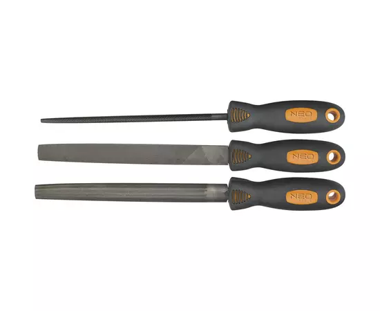 Напилки по металу, набір 3 шт. NEO tools (37-605), фото  | SNABZHENIE.com.ua