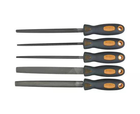 Напильники по металлу, набор 5 шт. NEO tools (37-610), фото  | SNABZHENIE.com.ua