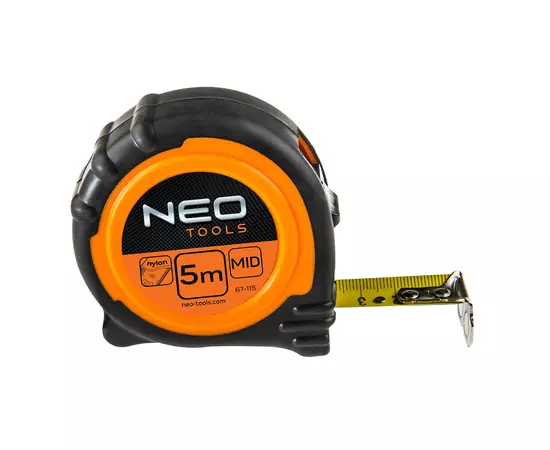 Рулетка, стальная лента 5 м x 25 мм, магнит NEO tools (67-115), фото  | SNABZHENIE.com.ua