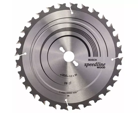 Розпилювальний диск «Speedline Wood» 300 x 30 x 3,2 мм, 28 BOSCH, фото  | SNABZHENIE.com.ua