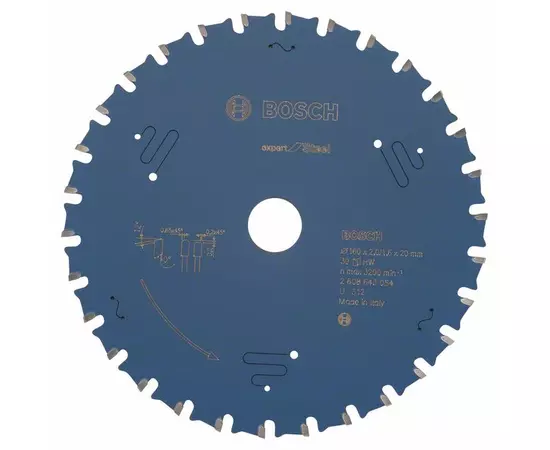 Пильный диск Expert for Steel 160 x 20 x 2,0 мм, 30 BOSCH, фото  | SNABZHENIE.com.ua
