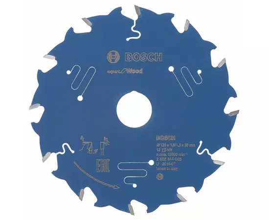 Пиляльний диск Expert for Wood 120 x 20 x 1,8 мм, 12 BOSCH, фото  | SNABZHENIE.com.ua