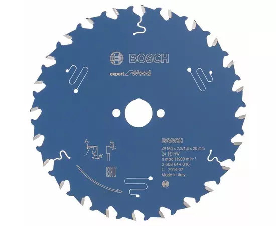 Пиляльний диск Expert for Wood 160 x 20 x 2,2 мм, 24 BOSCH, фото  | SNABZHENIE.com.ua