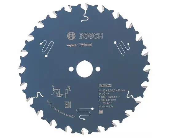 Пиляльний диск Expert for Wood 160 x 20 x 2,6 мм, 24 BOSCH, фото  | SNABZHENIE.com.ua