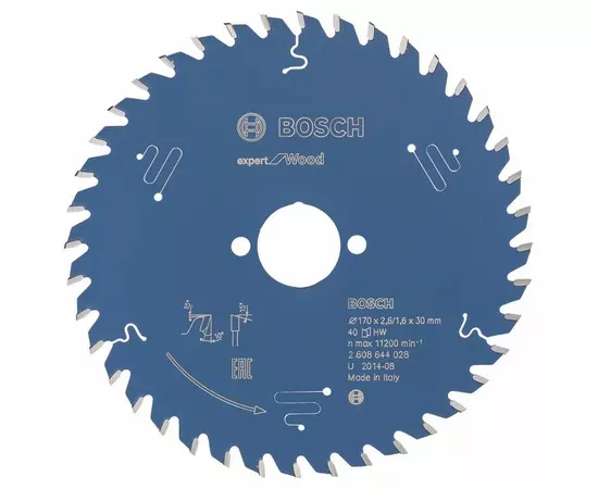 Пильный диск Expert for Wood 170 x 30 x 2,6 мм, 40 BOSCH, фото  | SNABZHENIE.com.ua