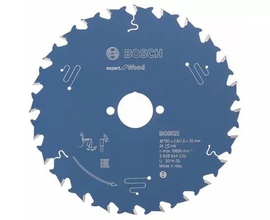 Пильный диск Expert for Wood 180 x 30 x 2,6 мм, 24 BOSCH, фото  | SNABZHENIE.com.ua