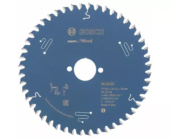 Пильный диск Expert for Wood 180 x 30 x 2,6 мм, 48 BOSCH, фото  | SNABZHENIE.com.ua