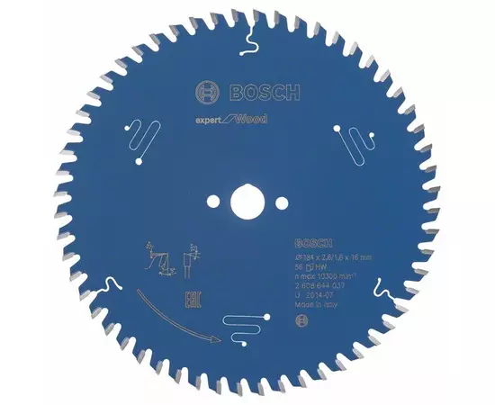 Пильный диск Expert for Wood 184 x 16 x 2,6 мм, 56 BOSCH, фото  | SNABZHENIE.com.ua