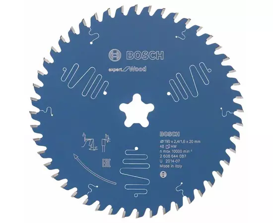 Пильный диск Expert for Wood 190 x 2,4 мм, 48 BOSCH, фото  | SNABZHENIE.com.ua