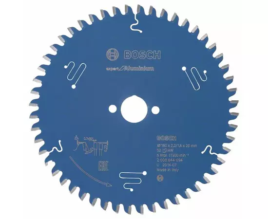 Пиляльний диск Expert for Aluminium 160 x 20 x 2,2 мм, 52 BOSCH, фото  | SNABZHENIE.com.ua