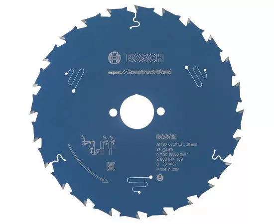 Пильный диск Expert for Construct Wood 190 x 30 x 2,0 мм, 24 BOSCH, фото  | SNABZHENIE.com.ua