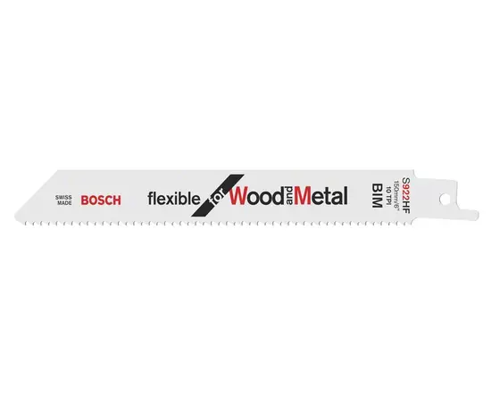 Ножовочное полотно S 922 HF Flexible for Wood and Metal BOSCH, фото  | SNABZHENIE.com.ua