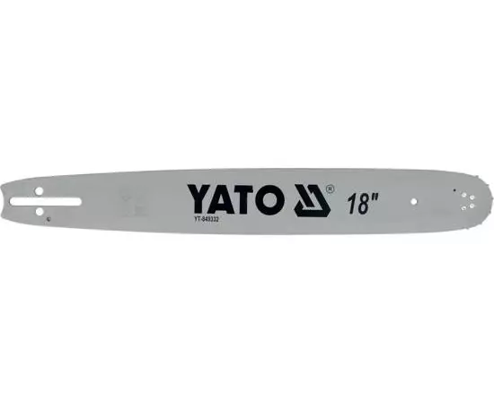 Шина напрямна ланцюгової пили YATO l= 18"/ 45 см (72 ланки) для ланцюгів YT-849452, фото  | SNABZHENIE.com.ua