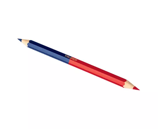 Олівець червоно-синій 180 мм, 2 шт, фото  | SNABZHENIE.com.ua